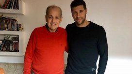 Sebastián Domínguez con Alejandro Sabella - Crédito: Instagram sebadominguez6 Sebastián Domínguez con Alejandro Sabella - Crédito: Instagram sebadominguez6