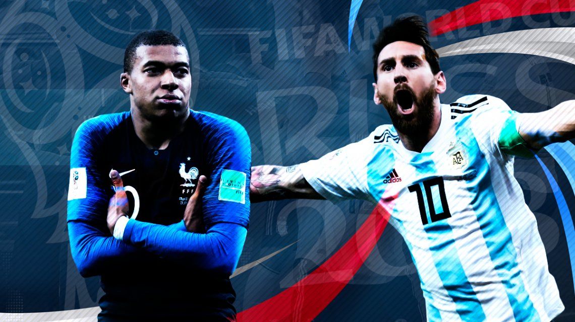 Francia vs. Argentina por los octavos de final del Mundial: horario, formaciones y TV