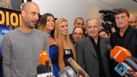 Pep Guardiola, Alejandro Sabella y Julio César Falcioni Pep Guardiola, Alejandro Sabella y Julio César Falcioni
