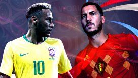Brasil vs. Bélgica por los cuartos de final del Mundial: horario Brasil vs. Bélgica por los cuartos de final del Mundial: horario
