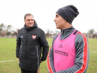 Darío Franco con Paulo Dybala Darío Franco con Paulo Dybala