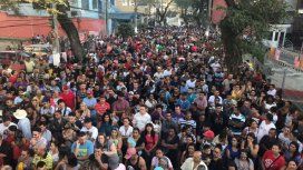 Concentración de militantes del sindicato de Metalúrgicos aguardan por la liberación de Lula. Concentración de militantes del sindicato de Metalúrgicos aguardan por la liberación de Lula.
