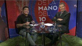 Diego Maradona con Víctor Hugo Morales Diego Maradona con Víctor Hugo Morales