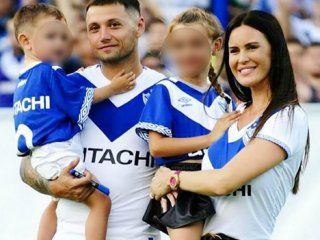 Mauro Zárate y Natalie Weber Mauro Zárate y Natalie Weber