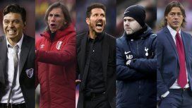 Marcelo Gallardo, Ricardo Gareca, Diego Simeone, Mauricio Pochettino y Matías Almeyda Marcelo Gallardo, Ricardo Gareca, Diego Simeone, Mauricio Pochettino y Matías Almeyda