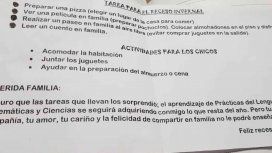 Maestras mandaron a sus alumnos hacer una insólita tarea en las vacaciones de invierno Maestras mandaron a sus alumnos hacer una insólita tarea en las vacaciones de invierno