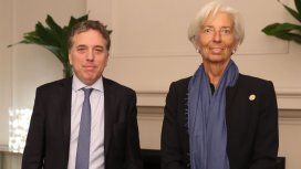 Nicolás Dujovne y Christine Lagarde Nicolás Dujovne y Christine Lagarde