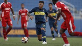 Zárate en Boca contra Independiente de Medellín - Crédito: @BocaJrsOficial Zárate en Boca contra Independiente de Medellín - Crédito: @BocaJrsOficial