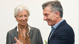Christine Lagarde y Mauricio Macri Christine Lagarde y Mauricio Macri