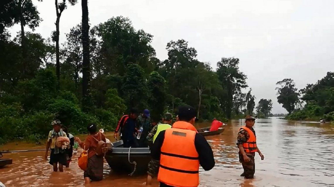 Laos: muertos y un centenar de desaparecidos por el derrumbe de una represa