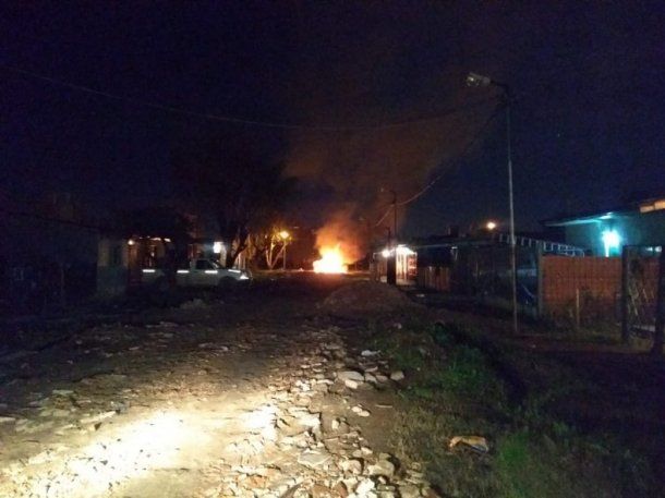 La zona donde se produjo el ataque a tiros a la casa. Foto: Perspectiva Sur.