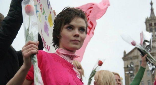 Shachkó tenía 31 años y era una de las fundadoras de Femen