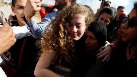 Liberaron a Ahed Tamimi Liberaron a Ahed Tamimi