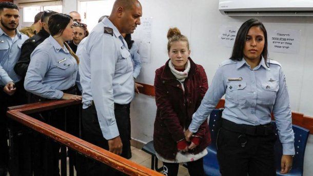 Ahed Tamimi fue condenada a ocho meses de cárcel el pasado 21 de marzo.