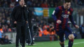 Simeone y Messi Simeone y Messi