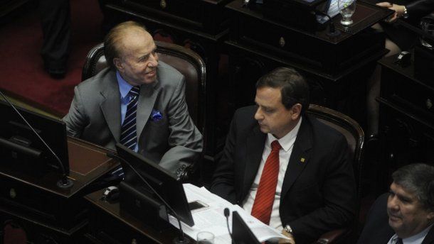 <p>Carlos Menem ratificó su rechazo al proyecto de despenalización del aborto.</p>