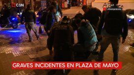 Varios detenidos tras la marcha a un año de la desaparición de Santiago Maldonado Varios detenidos tras la marcha a un año de la desaparición de Santiago Maldonado