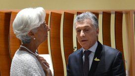 Christine Lagarde y Mauricio Macri Christine Lagarde y Mauricio Macri