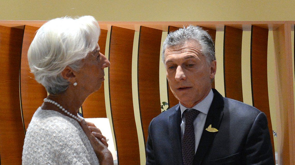 Christine Lagarde y Mauricio Macri