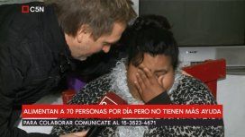 Nosotros somos grandes y nos aguantamos el hambre, contó la mujer a C5N Nosotros somos grandes y nos aguantamos el hambre, contó la mujer a C5N