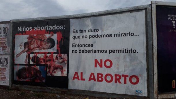 PolÃ©mica campaÃ±a anti aborto en NeuquÃ©n<br>