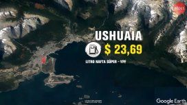 En Ushuaia la nafta super está a menos de 24 pesos En Ushuaia la nafta super está a menos de 24 pesos