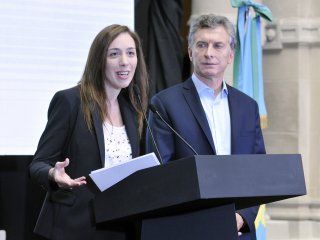 María Eugenia Vidal y Mauricio Macri María Eugenia Vidal y Mauricio Macri