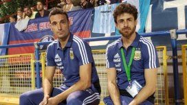 Lionel Scaloni y Pablo Aimar Lionel Scaloni y Pablo Aimar