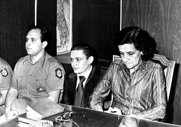 Robledo Puch en el juicio oral en su contra, en 1980.