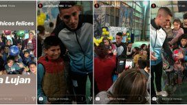 Centurión celebró el Día del Niño con los chicos de su barrio Centurión celebró el Día del Niño con los chicos de su barrio