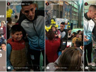 Centurión celebró el Día del Niño con los chicos de su barrio Centurión celebró el Día del Niño con los chicos de su barrio