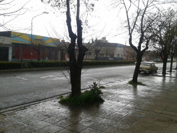 Graupel en provincia de Buenos Aires - Crédito: @LU24TresArroyos