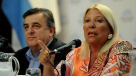 Mario Negri y Elisa Carrió Mario Negri y Elisa Carrió