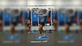 El baile de Centurión en calzoncillos El baile de Centurión en calzoncillos
