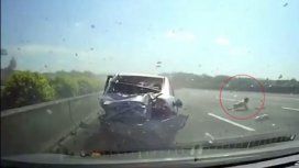 Un nene se salvó de milagro de un brutal choque Un nene se salvó de milagro de un brutal choque