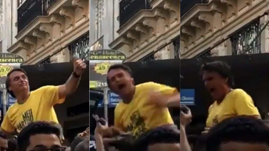 ApuÃ±alaron a Bolsonaro en Brasil