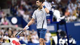 Djokovic en el US Open - Crédito: @usopen Djokovic en el US Open - Crédito: @usopen