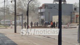 El escape de gas comenzó alrededor de las 4 de la mañana de este sábado El escape de gas comenzó alrededor de las 4 de la mañana de este sábado