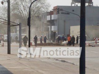 El escape de gas comenzó alrededor de las 4 de la mañana de este sábado El escape de gas comenzó alrededor de las 4 de la mañana de este sábado