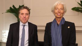 Nicolás Dujovne y Christine Lagarde Nicolás Dujovne y Christine Lagarde