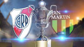 River vs San Martín: formaciones River vs San Martín: formaciones