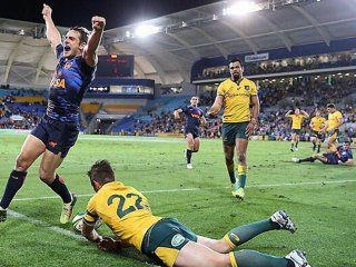 Los Pumas lograron un histórico triunfo en Australia Los Pumas lograron un histórico triunfo en Australia