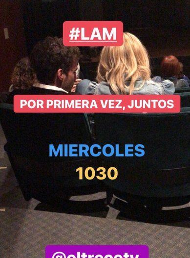 Laurita FernÃ¡ndez y Nico CabrÃ©, juntos. <br>