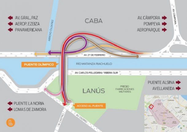 Puente Olímpico Ribera Sur