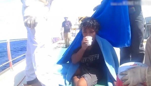 Estuvo 48 días a la deriva en un cabaña