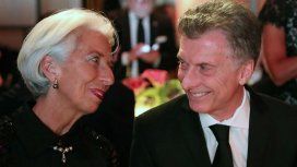Mauricio Macri con Christine Lagarde Mauricio Macri con Christine Lagarde