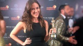 Luciana Rubinska ganó como mejor periodista deportiva Luciana Rubinska ganó como mejor periodista deportiva