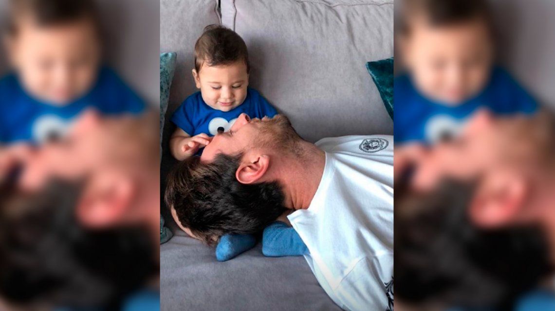La imagen mÃ¡s Ã­ntima de Lionel Messi junto a Ciro, el menor de sus hijos
