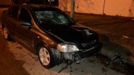 Así quedó el auto del conductor que la atropelló Así quedó el auto del conductor que la atropelló