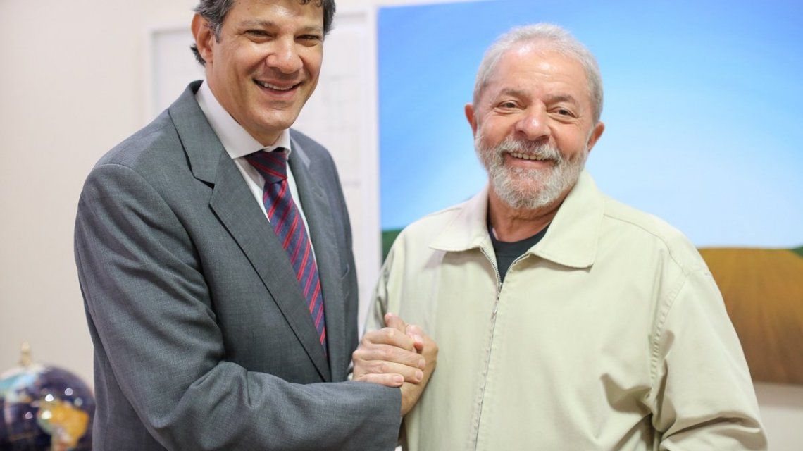 Haddad y Lula - Crédito: @ptbrasil